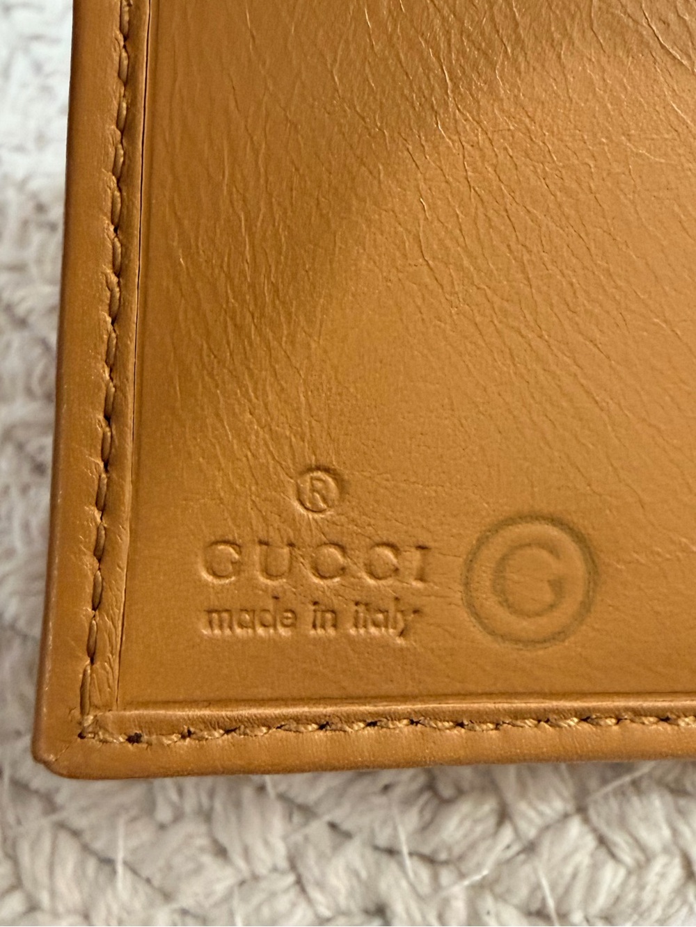 Gucci Jackie Orange Suede with tan leather trim COA & Box❣️ - Picture 10 of 16